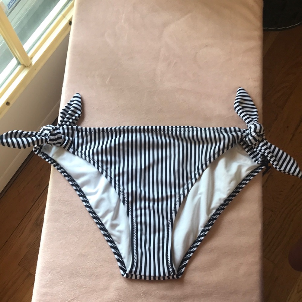 Shade & Shore Striped Bikini Bottoms